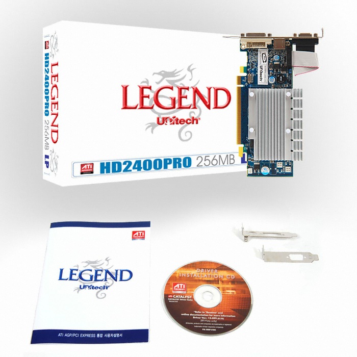 유니텍전자 LEGEND 라데온 HD 2400 PRO 256MB LP_이미지