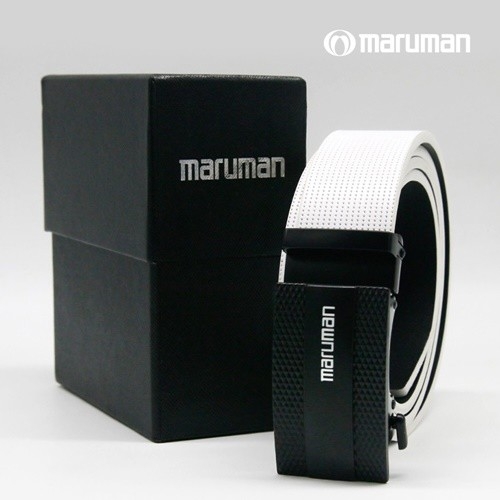 마루망 소가죽 올블랙 남성 자동벨트 (SE1S039)