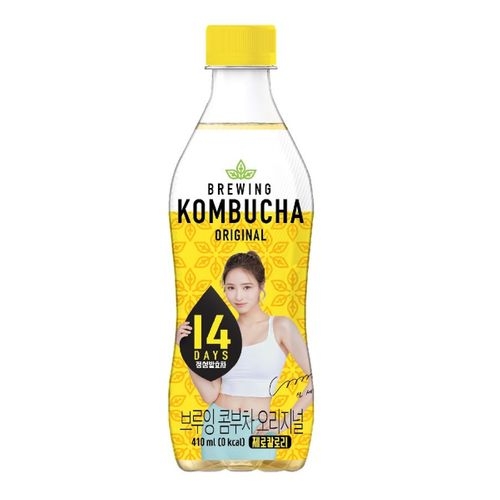 롯데칠성음료 브루잉 콤부차 오리지널 410ml (1개)