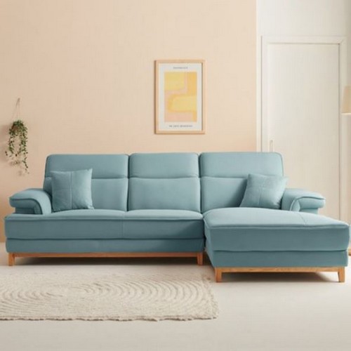 까미엘 레이첼 카우치 사하라 패브릭 소파 4인용