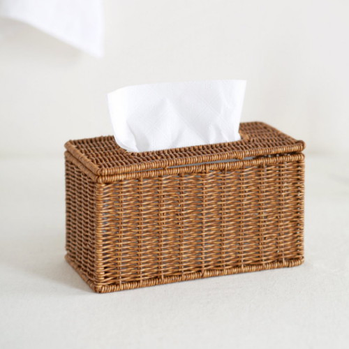 PP라탄 티슈 케이스 직사각