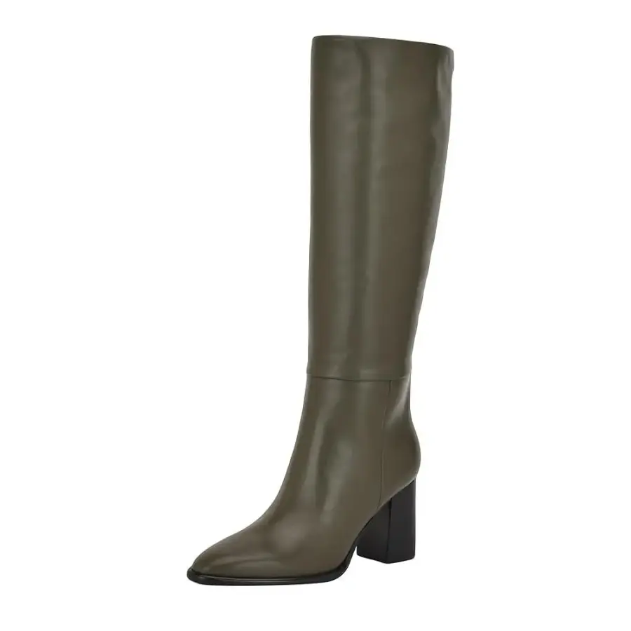 게스 Womens PERINNA Knee High Boot, Medium Green Leather 310, 5.5 219094_이미지