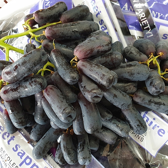 자연향기 블랙사파이어 포도 1kg (1개)_이미지