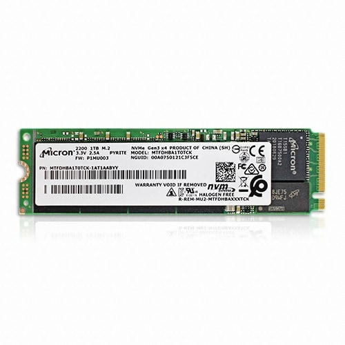 마이크론 2200 M.2 NVMe 벌크 (1TB)