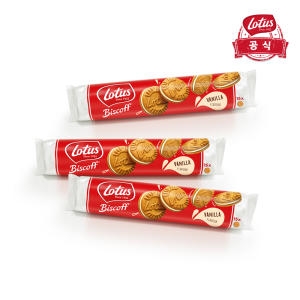 크라운제과 로투스 크림샌드 바닐라 150g x 3개