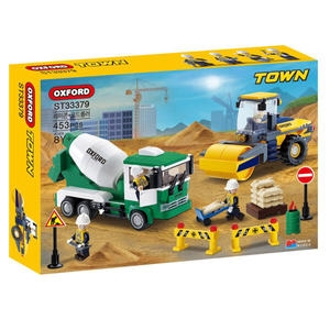옥스포드 3 타운 중장비 레미콘 로드롤러 세트 ST33379_이미지