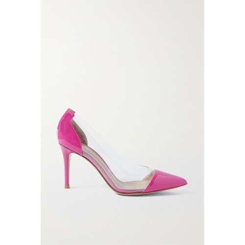 지안비토로시 지암비토로씨 여성 Plexi 85 patent-leather and PVC pumps 미드힐 G20938 85RIC VGL..