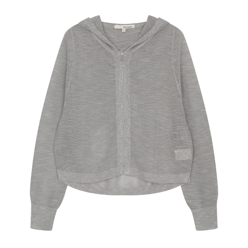 보니스팍스 B1G22KCD070 등판 아트웍 로고 후드 냉감 가디건_이미지