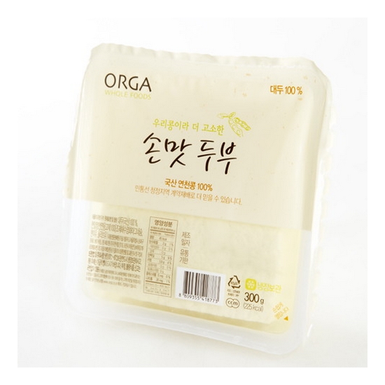 올가홀푸드 ORGA 손맛 두부 300g (4개)