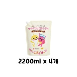LG��Ȱ�ǰ� ����� ��ũ�� ���������� ��뷮 ĸ���� 2200ml 4�� ���� ��Ź����
