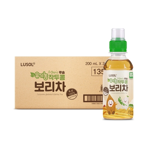 루솔 유기농 작두콩 보리차 200ml (24개)_이미지
