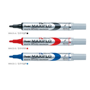 펜텔 화이트 보드마카/MWL5S/1.6mm/둥근촉_이미지