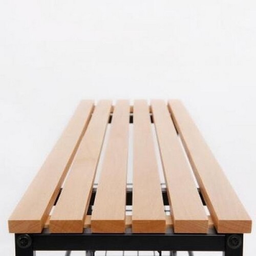 홈앤하우스 너도밤나무 벤치겸 신발정리대 (100cm)_이미지