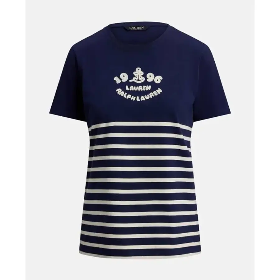 로렌 랄프 크루 넥 t-셔츠 네이비 200B21056 1875850
