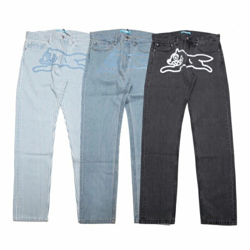 BBC 빌리어네어 보이즈클럽 스크림 러닝독 워싱 데님 팬츠 청바지 WASHED DENIM PANTS ICEJP241P001_이미지