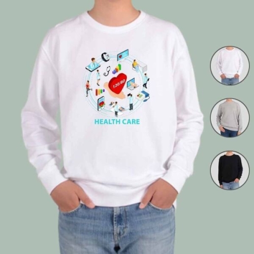 맨투맨 전색상 원격진료 헬스케어 건강 HEALTH15