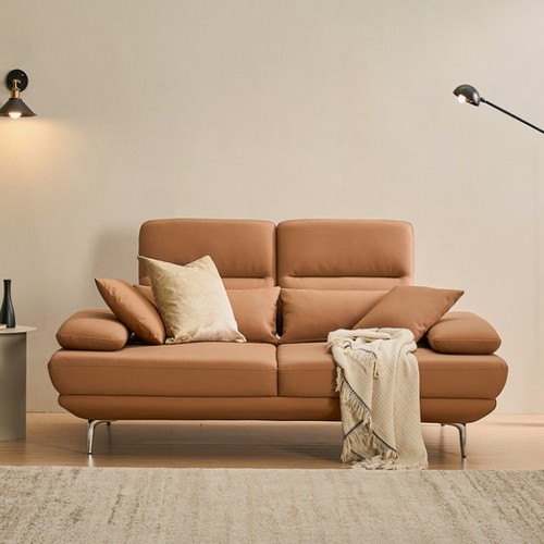 장인가구  도이 스윙 이지클린 가죽 소파 3인용 (스툴별도)