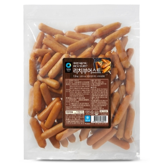 대상 청정원 리치부어스트 1.5kg (2개)_이미지