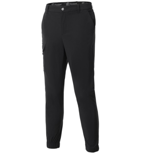 와샤 나일론스판 지퍼카고 조거 골프팬츠 CGMPT41154BK