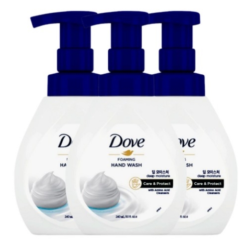 유니레버 도브 포밍 핸드워시 딥 모이스처 240ml (5개)