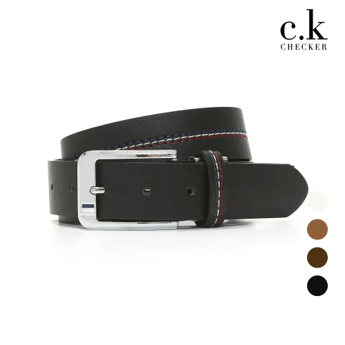 CHECKER 남성 캐주얼 삼색 벨트_CK 111