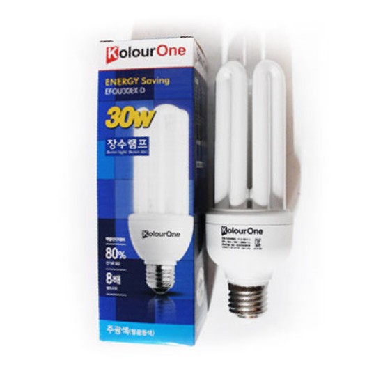 우리조명 장수램프 EL 형광등 주광색 30W