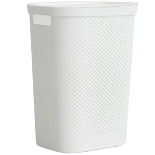 샤론 펀칭 세탁물 보관함 60L 화이트 438 350 575 mm