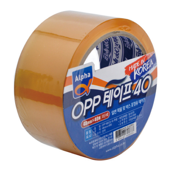 알파 OPP 박스테이프 48mm x 40m (1개)_이미지