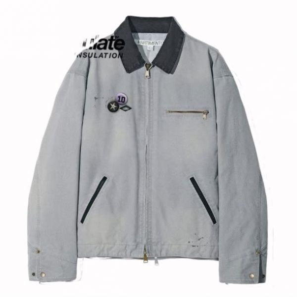 파르티멘토 3M Thinsulate VTG Washed Work Jacket Gray 2752284