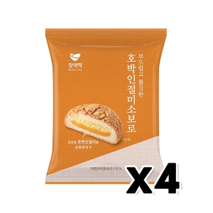 예다손나주공장 창억떡 호박인절미소보로 베이커리떡 140g 4개_이미지