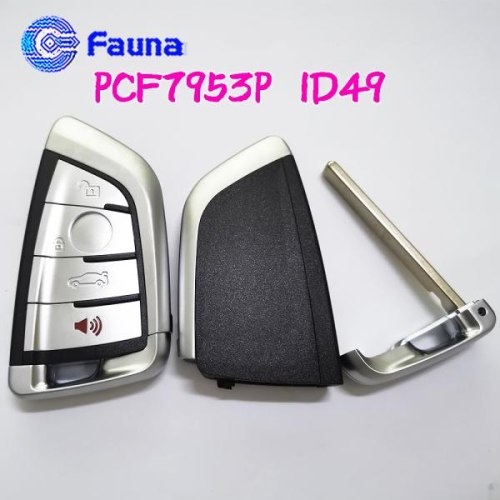 스마트 315MHz 434MHz 868MHz 4 버튼 원격 제어 PCF7953P 7953 ID49 칩 BMW CAS4 FEM BD..
