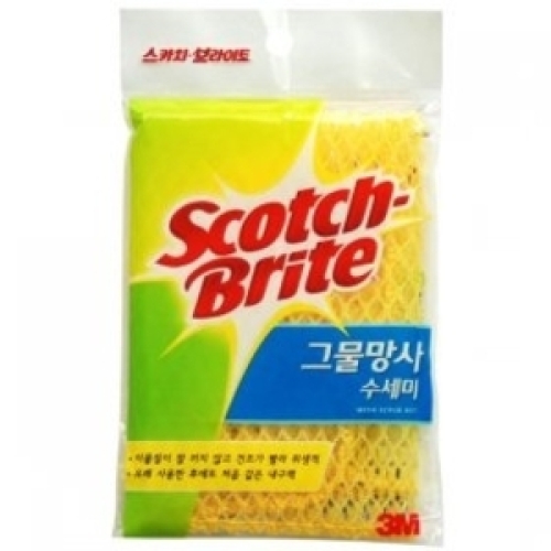 3M 스카치브라이트 그물망사 수세미 (1개)