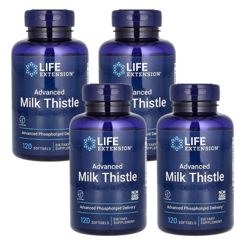 라이프익스텐션 어드밴스드 밀크씨슬 120캡슐 (4개)_이미지