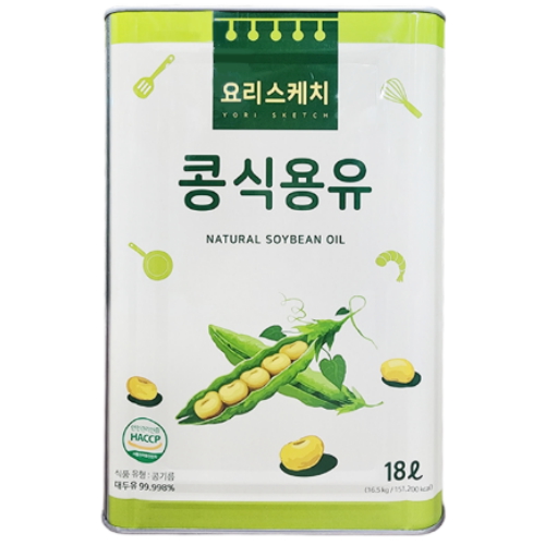 요리스케치 콩식용유 18L