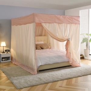 Gumdonge 사각난방텐트 침대 실내 방한 보온텐트 방풍 캐노피 수면