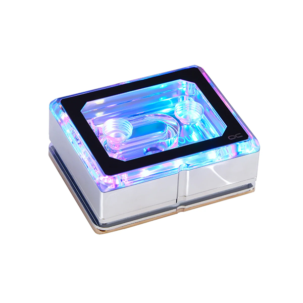 ALPHACOOL Eisblock XPX Aurora Pro 워터블럭 (아크릴 크롬)_이미지