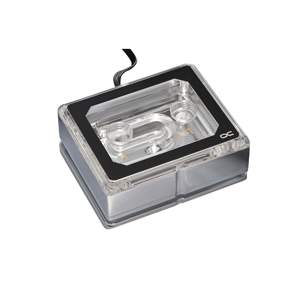 ALPHACOOL Eisblock XPX Aurora Pro 워터블럭 (아크릴 크롬)_이미지