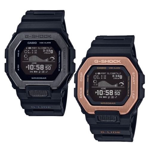 G-SHOCK G-LIDE 블루투스 트레이닝 서핑 디지털 워치 GBX-100NS LPC