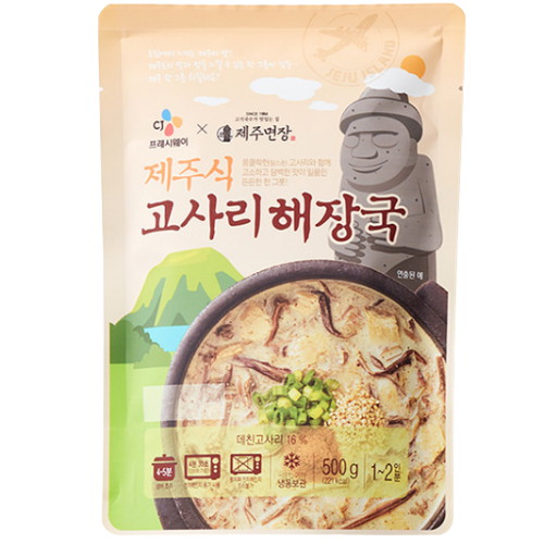 CJ프레시웨이 제주면장 제주식 고사리해장국 500g