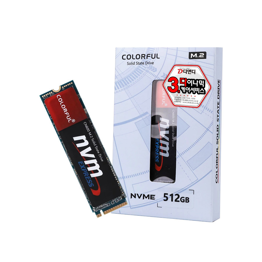 COLORFUL CN600 DDR M.2 NVMe 디앤디컴 (512GB)_이미지
