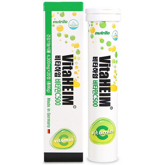 누트릴로 비타하임 비타민C 500 20정 (12개)