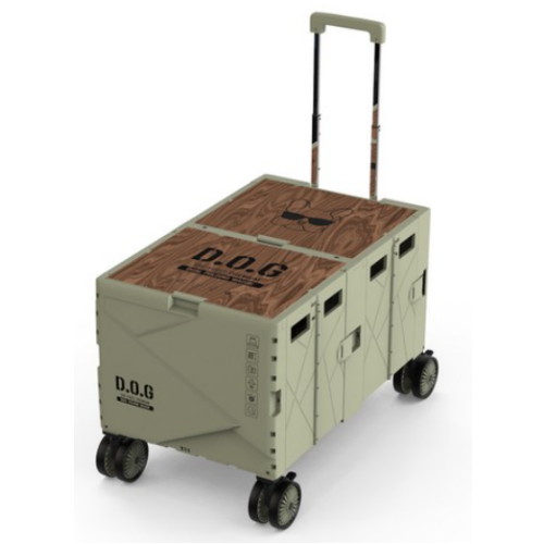 도그독 퍼스트 프리미엄 접이식 듀얼 웨건 폴딩카트_이미지