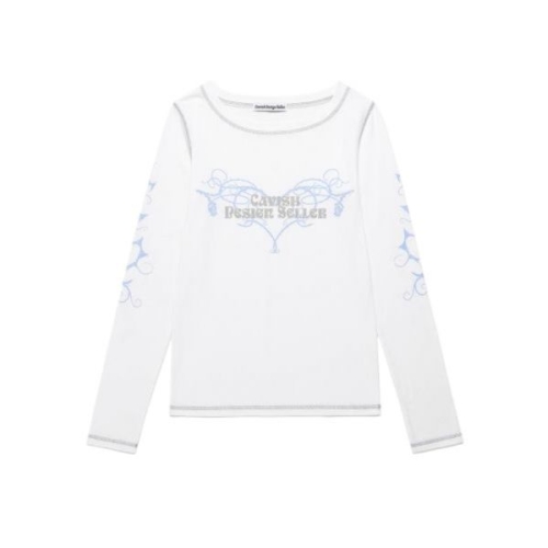 CAVISH W STEM LS TEE 반팔티 화이트 CV2FSFT553A 192554