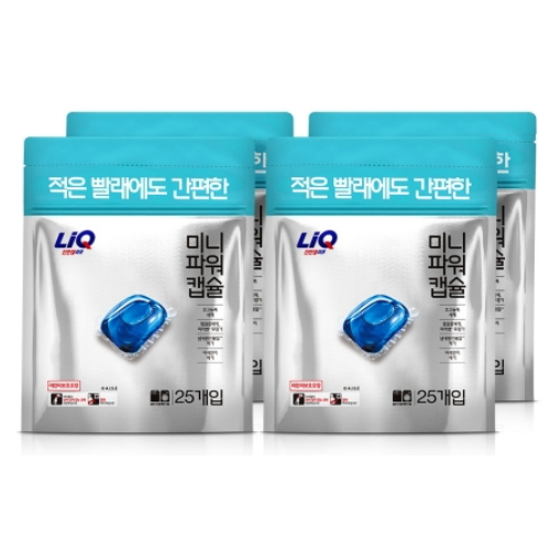 리큐 ㅤ진한겔 미니파워캡슐 25개입 x 4개 + (진한겔 미니파워캡슐 10개입) (1세트)_이미지