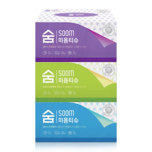 숨 미용티슈 250매 (3입)
