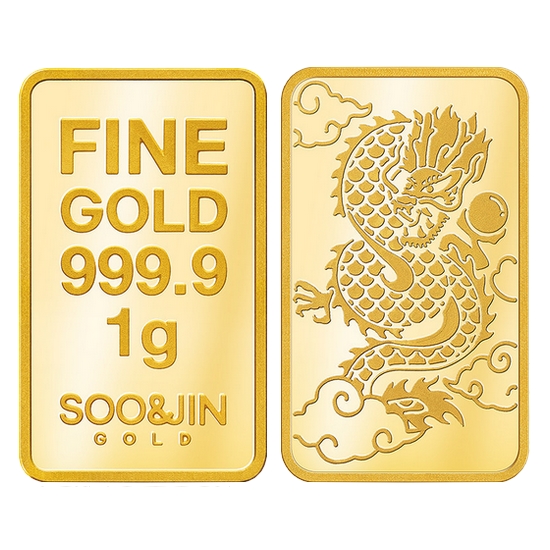 수앤진골드 용 골드바 1g