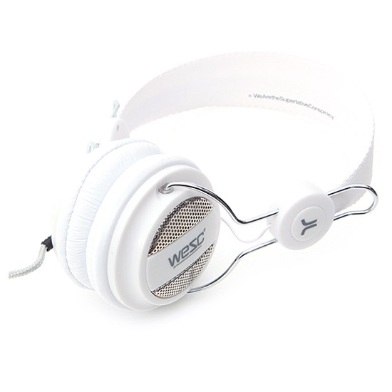 WESC Oboe seasonal street headphone white&silver_이미지