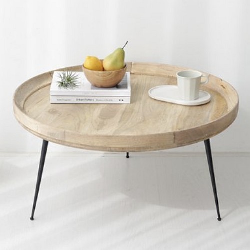 마켓비 PECRE 빈티지 사이드테이블 (75x75cm)_이미지