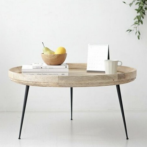 마켓비 PECRE 빈티지 사이드테이블 (75x75cm)