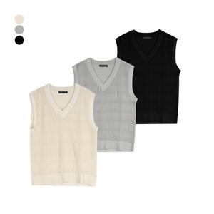 케이브랜즈 닉스 유니 C65P35 V넥 스카시 조끼7GG FNRMCVK731P 885835_이미지